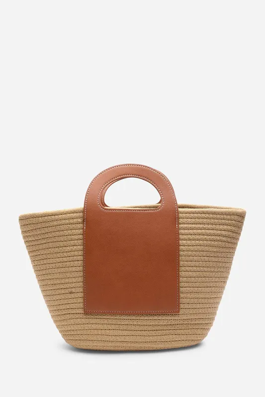 Where's That From Women's Terra Raffia Basket Bag in Natural - Natural