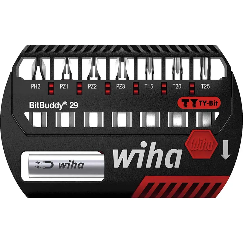 Wiha 8 Piece Bit Buddy Screwdriver Bit Set