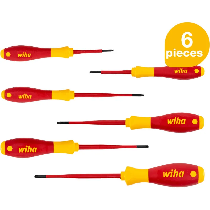 Wiha 3251K6 36558 SoftFinish® Electric slimFix Torx® Screwdriver S...