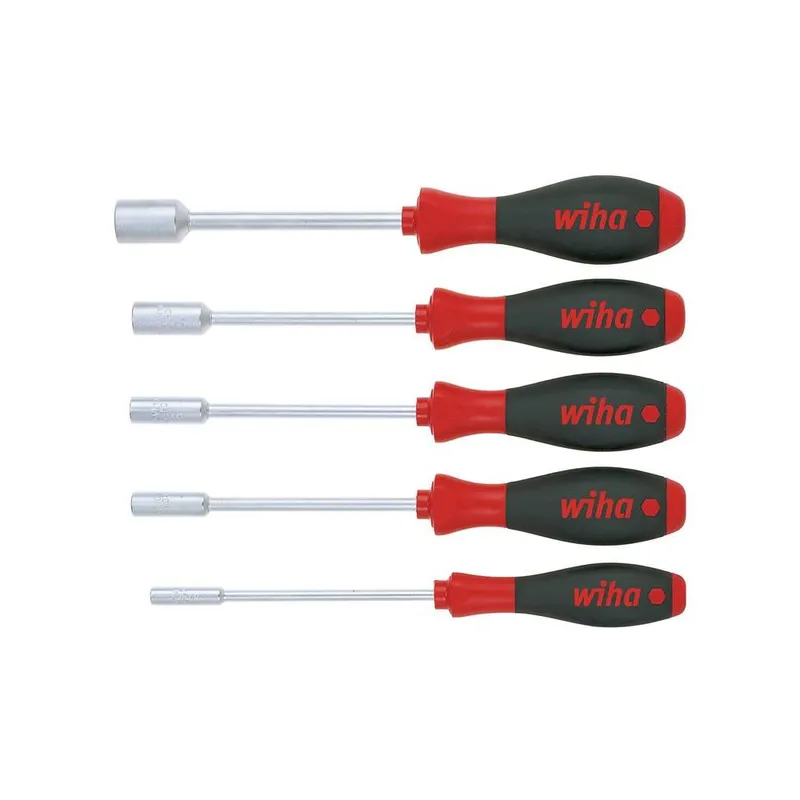 Wiha Softfinish 5 Piece Hex Nut Driver Set