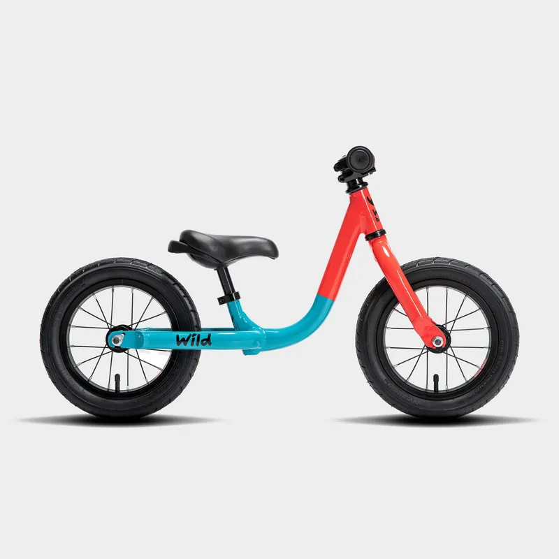 Wild Bikes Wild Balance 12” Kids' Bike, Red/Blue