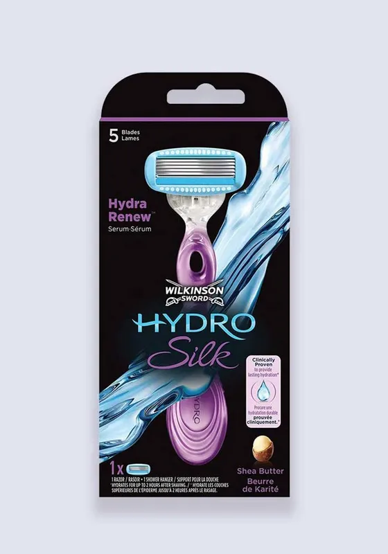 Wilkinson Sword Hydro Silk Women's Razor in Black Black