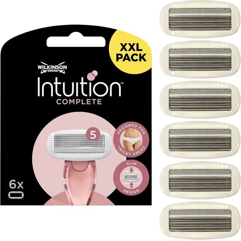 Wilkinson Sword Intuition Complete Women´s Razor Blades Xxl (6 Pack) in Black - Black - Size: One Size