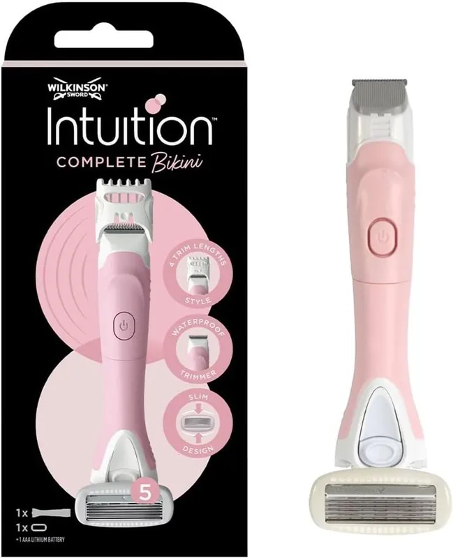 Wilkinson Sword Women's Intuition Complete Bikini Razor & Trimmer in Black Black One Size female