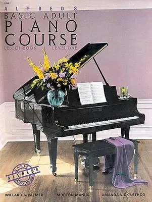 Willard A Palmer Alfred's Basic Adult Piano Course Lesson Book 1