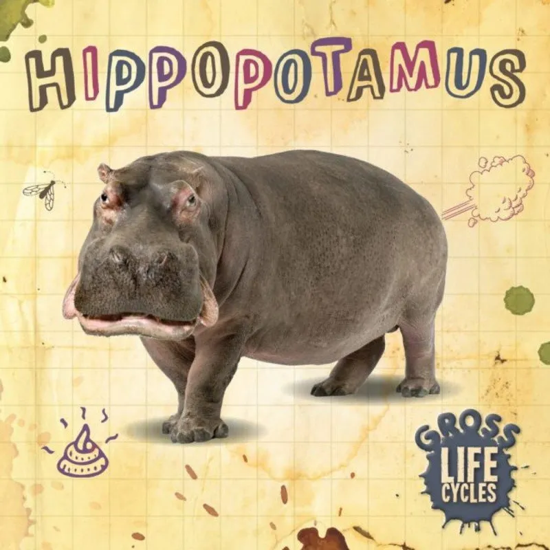 William Anthony Hippopotamus Hardback Book Multicolor