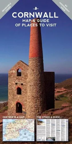 William Fricker Cornwall Map and Guide of Places to Visit