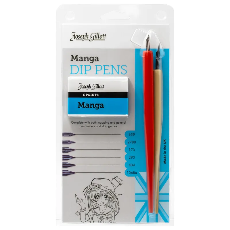 William Mitchell Joseph Gillott Manga Dip Pens