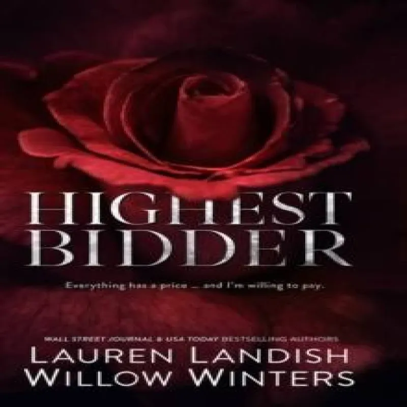 Willow Winters Highest Bidder Hardback Book Multicolor