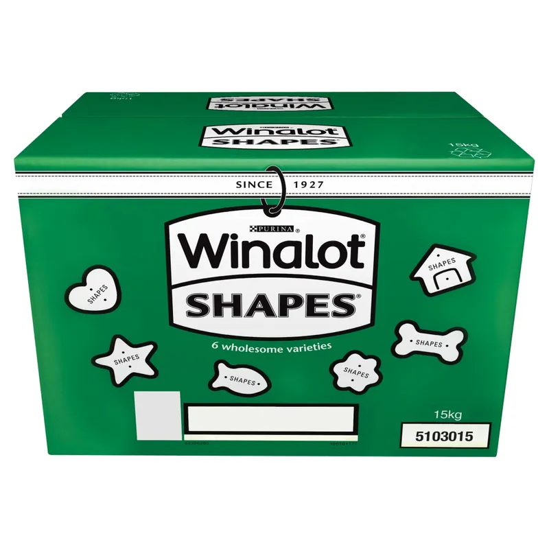 Nestle Winalot Shapes 15kg - pk 1 - 1078