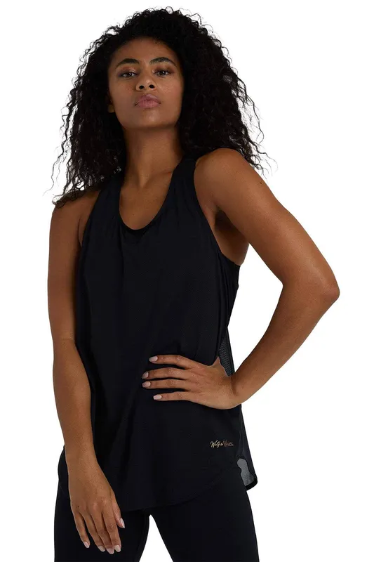 Wolf & Whistle Women's Black Jersey 'Vest' Size: 12 - Black