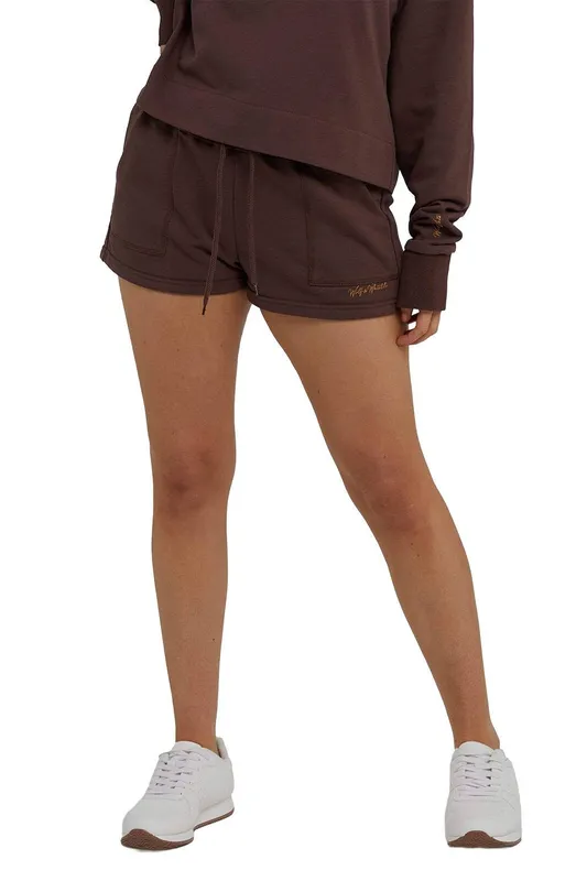 Wolf & Whistle Women's Brown Tie Waist 'Shorts' Size: 16 Brown 16