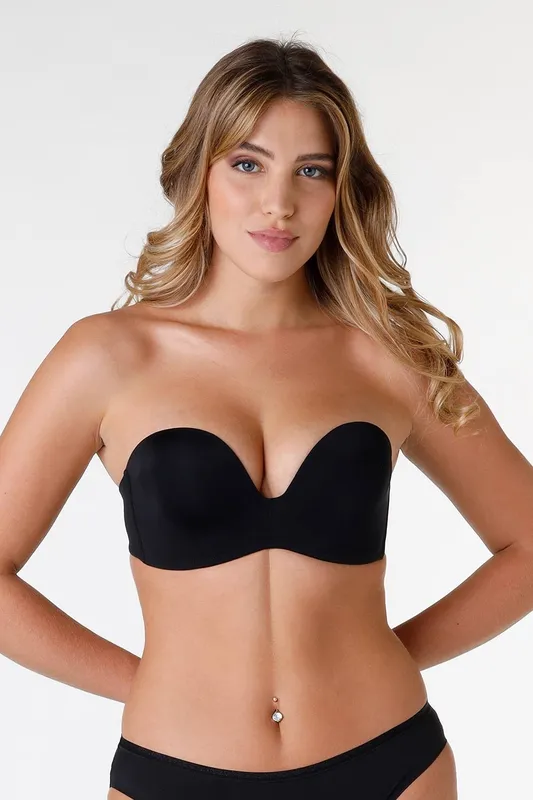 Wonderbra Women's Ultimate Strapless Bra in Black Size: 36C - Black