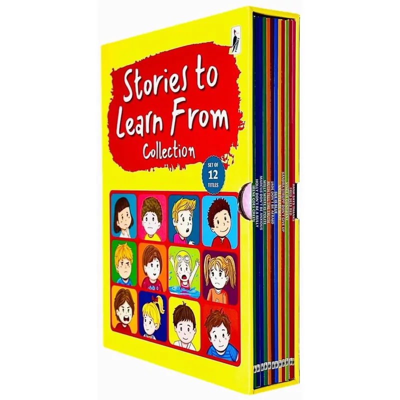 Woodpecker Books ltd Stories to Learn From Collection (12 Volume Boxed Set)(Nate please Wait, Sue is Blue?, Hank Says Thanks, Fred Sees Red, Vince is Confident, Sandra Str