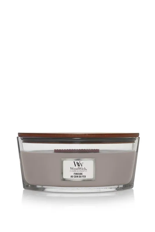 Debenhams Fireside Ellipse Candle in Grey - Grey