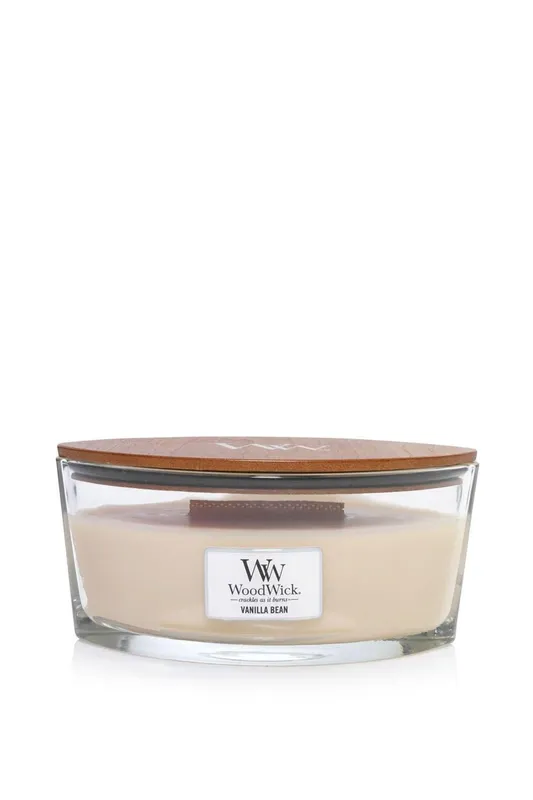 Debenhams Vanilla Bean Ellipse Candle in Cream - Cream