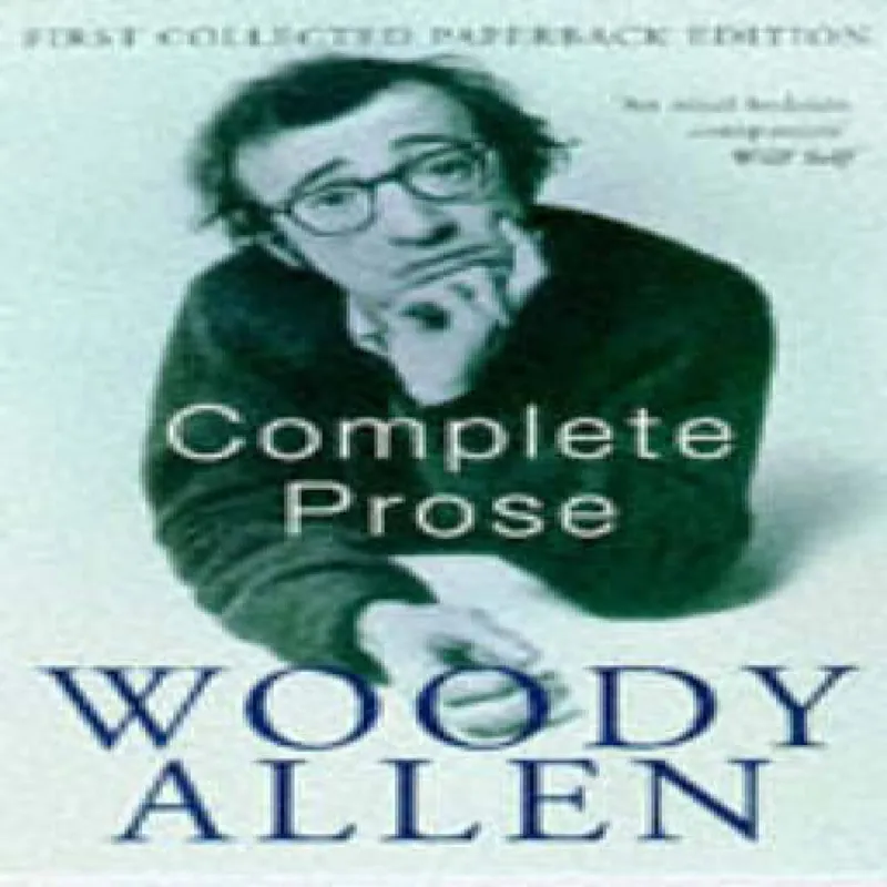 Woody Allen Complete Prose Paperback Book Multicolor