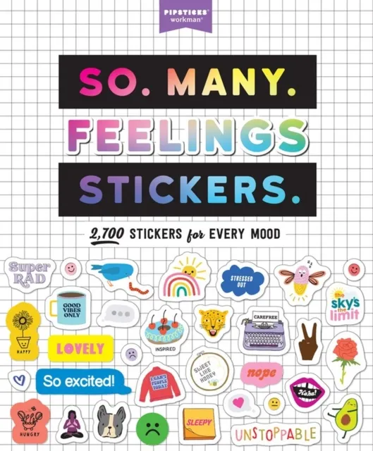 Workman Publishing So. Many. Feelings Stickers. : 2,700 Stickers For Every Mood