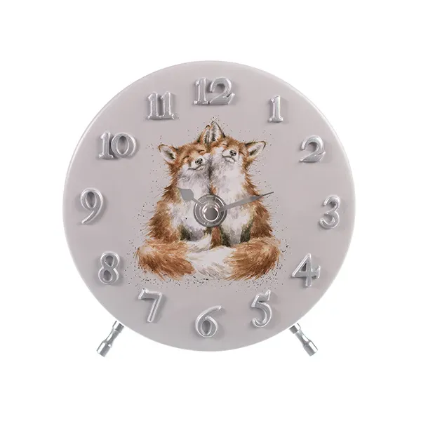 Wrendale Designs 'Contentment' Fox Mantel Clock