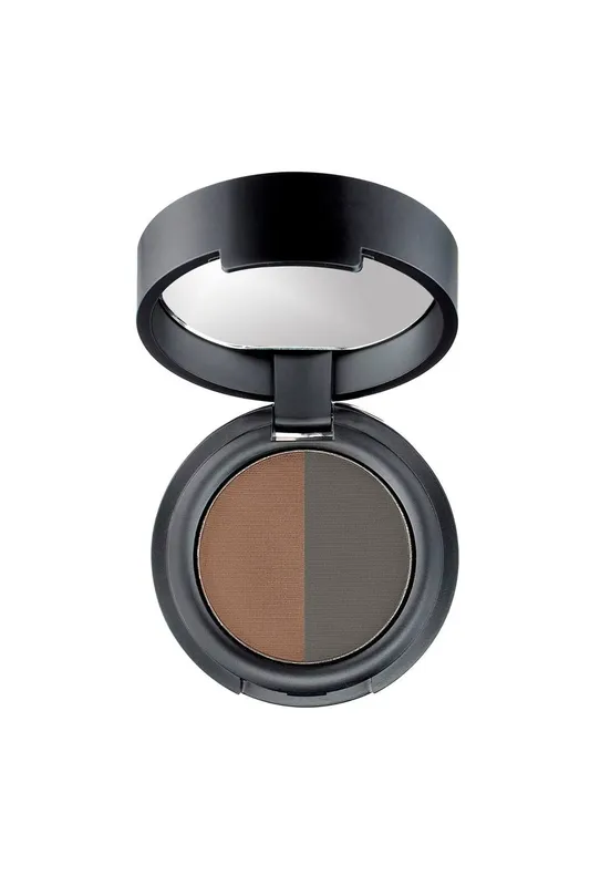 Wunderbrow Women's Soft Brow - Define & Fill Powder Duo 2g in Black Brown Black Brown 2G
