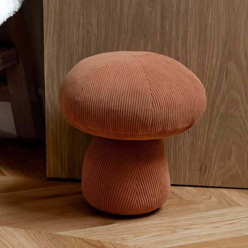 Wylder Nature Unisex Cord Mushroom Door Stop in Brown Brown One Size female