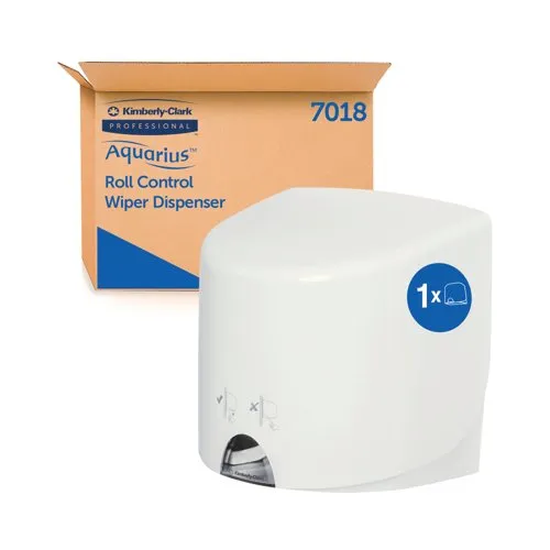 Wypall L20 Wiper Roll Control Dispenser White 7018
