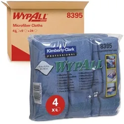 Wypall Microfibre Cloth Blue (Pack of 6) 8395