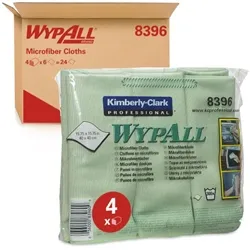 Wypall Microfibre Cloth Green (Pack of 6) 8396