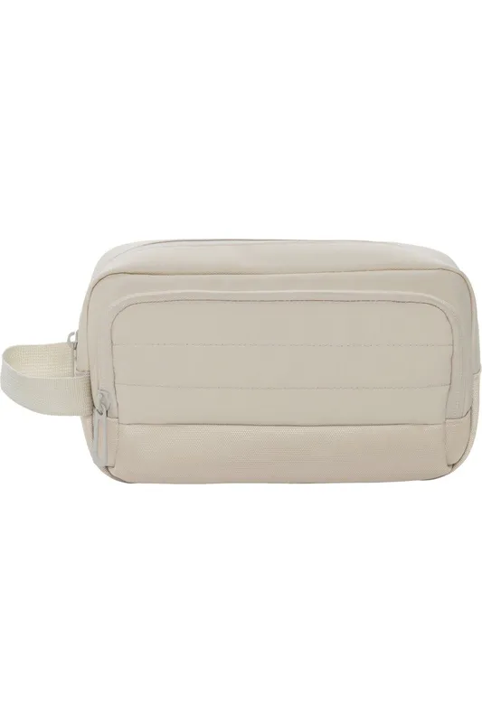 XD Xclusive Unisex Armond Aware Rpet Toiletry Bag in Beige Beige female