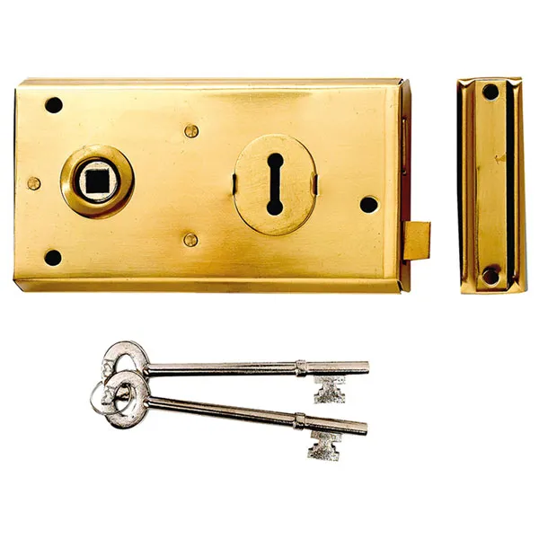 Yale Locks P401 Rim Lock Black Finish 138 x 76mm Visi