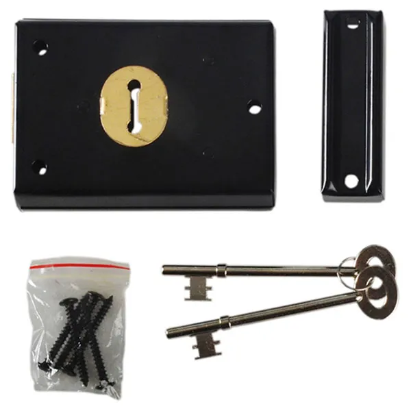 Yale Locks P402 Rim Lock Grey Finish 102 x 76mm Visi