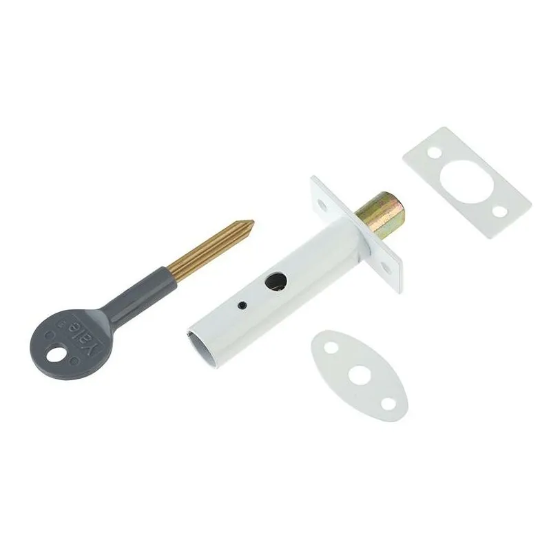 Yale - Locks Pm444 Door Security Bolt White Finish Visi Of 1