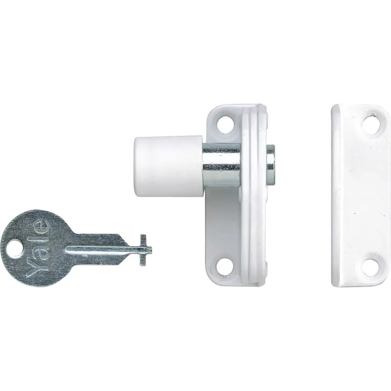 Yale Locks P123 Sash Window Presslock White YALP123WE