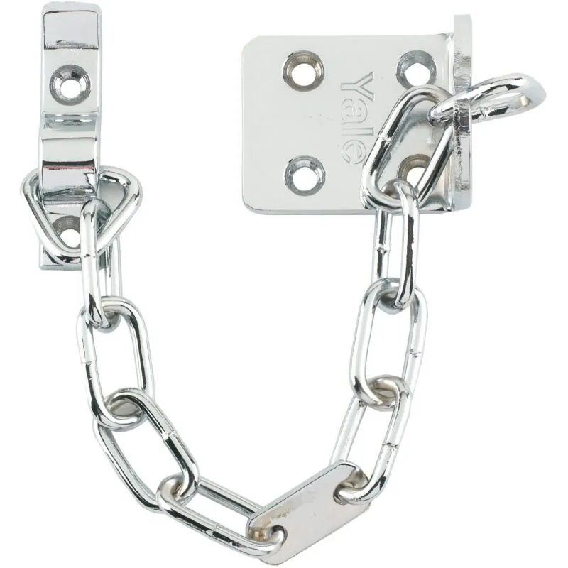 Yale - WS6 Security Door Chain - Satin Chrome Finish YALVWS6SC