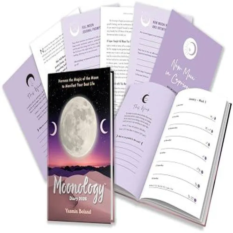 Yasmin Boland Moonology (TM) Diary 2026: Harness the Magic of the Moon to Multicolor
