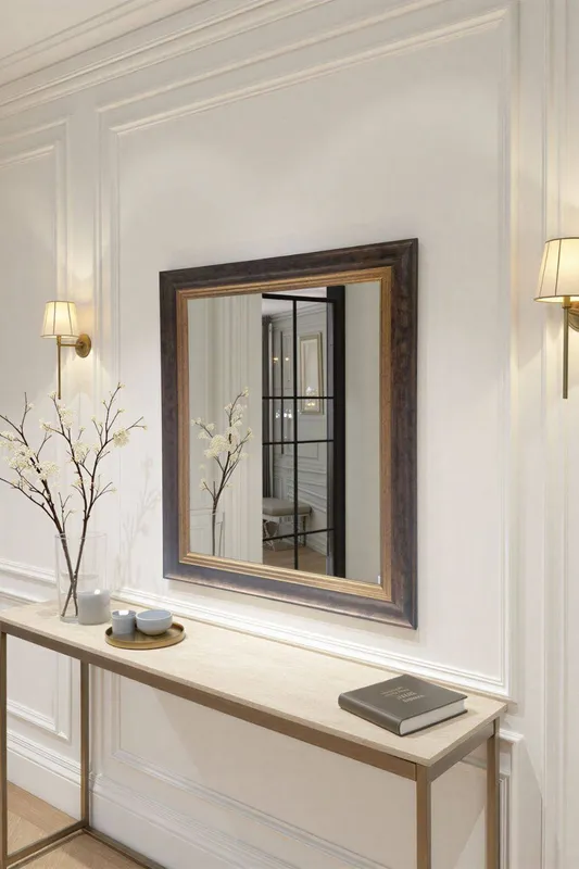 Yearn Mirrors Classic Bronze Gold Bevelled Wall Mirror - Bronze