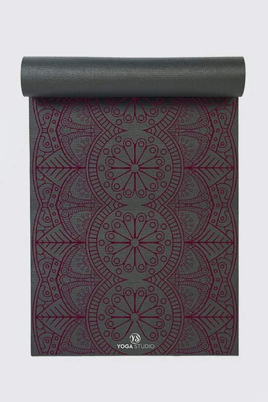 Yoga Studio Dew Drop Mandala Designed Yoga Mat 6mm Multicolor