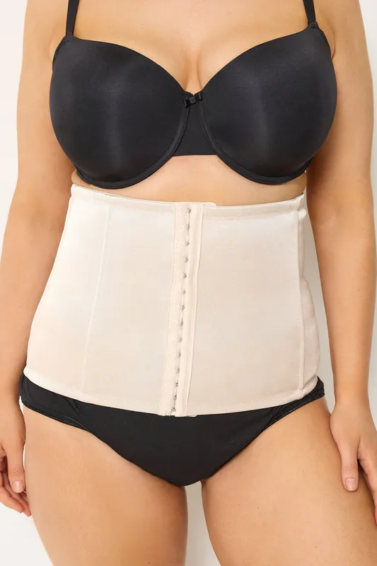 Yours Women's Hook & Eye Belly Band in Nude Size: 22-24 Nude 22-24