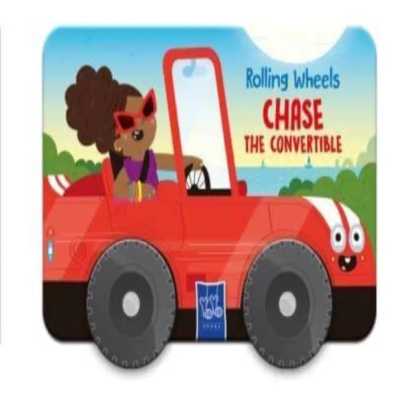 Yoyo Books Chase the Convertible Board book Book Multicolor
