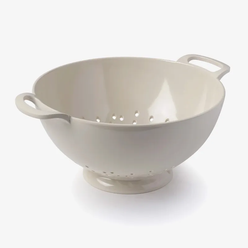 Zeal Melamine Colander Large 24cm in Cream Cream