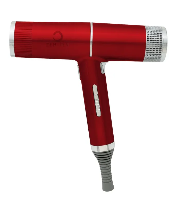 Zen.Ten New Concept T-Shape Lightweight Hair Dryer in Red Red