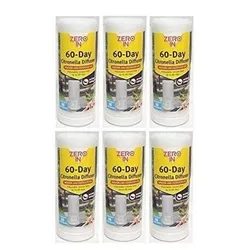 Zero-In Zero In 60-Day Citronella Diffuser Insect Control 40m ZER885 - Pack 6