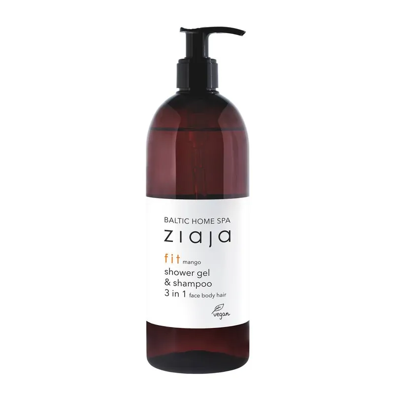 Ziaja Baltic Home Spa Fit Shower Gel & Shampoo 3 In 1 500ml in White White 500ml