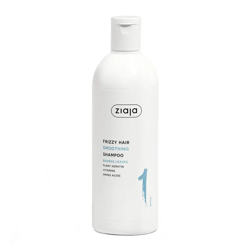 Ziaja Baobab Leaves Smoothing Shampoo in White Size: 400ml - White - Size: 400ml