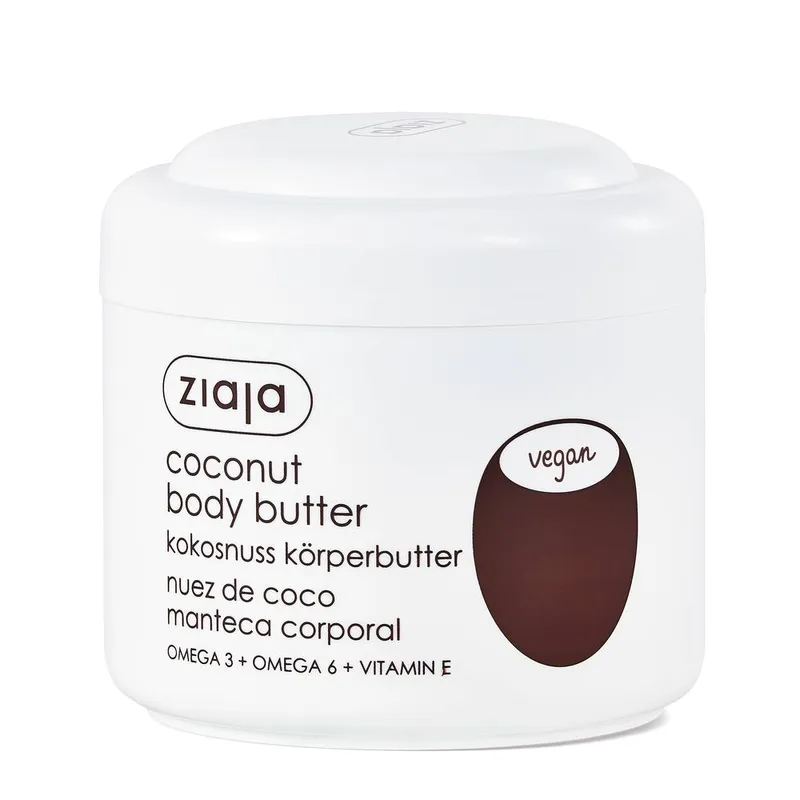 Ziaja Unisex Coconut Body Butter 200ml in White White female