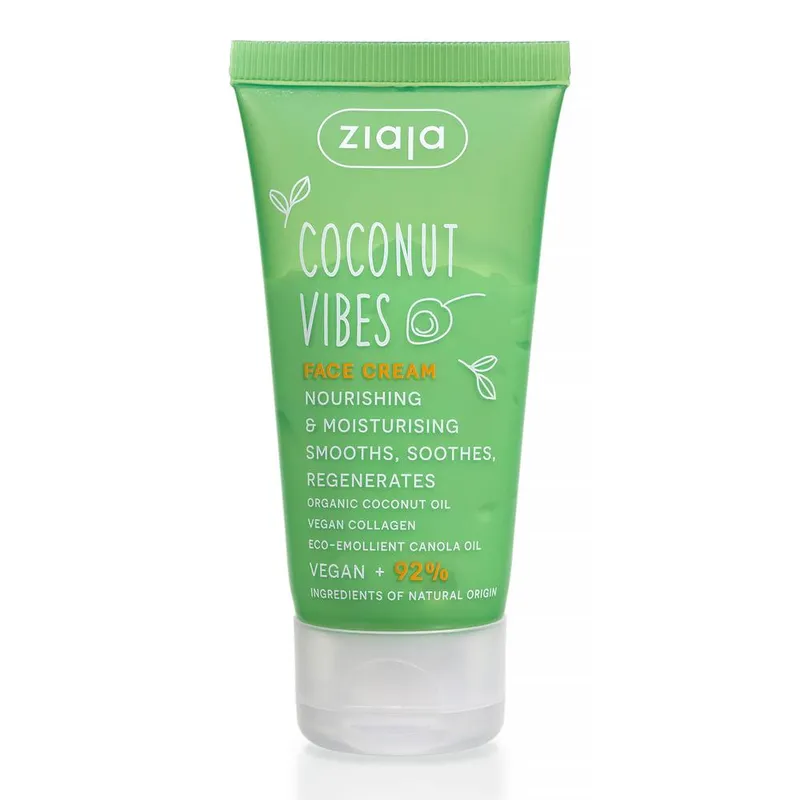 Ziaja Coconut Vibes Face Cream 50ml in White White 50ml
