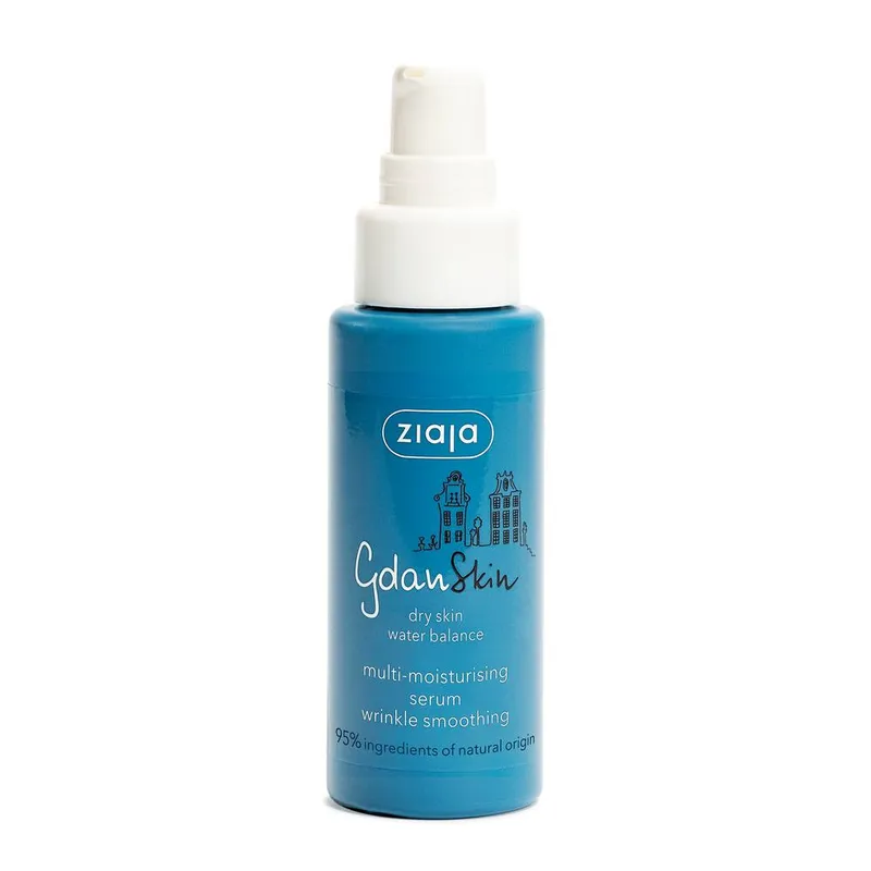 Ziaja Gdanskin Multi-Moisturising & Wrinkle Smoothing Serum 50ml in White - White