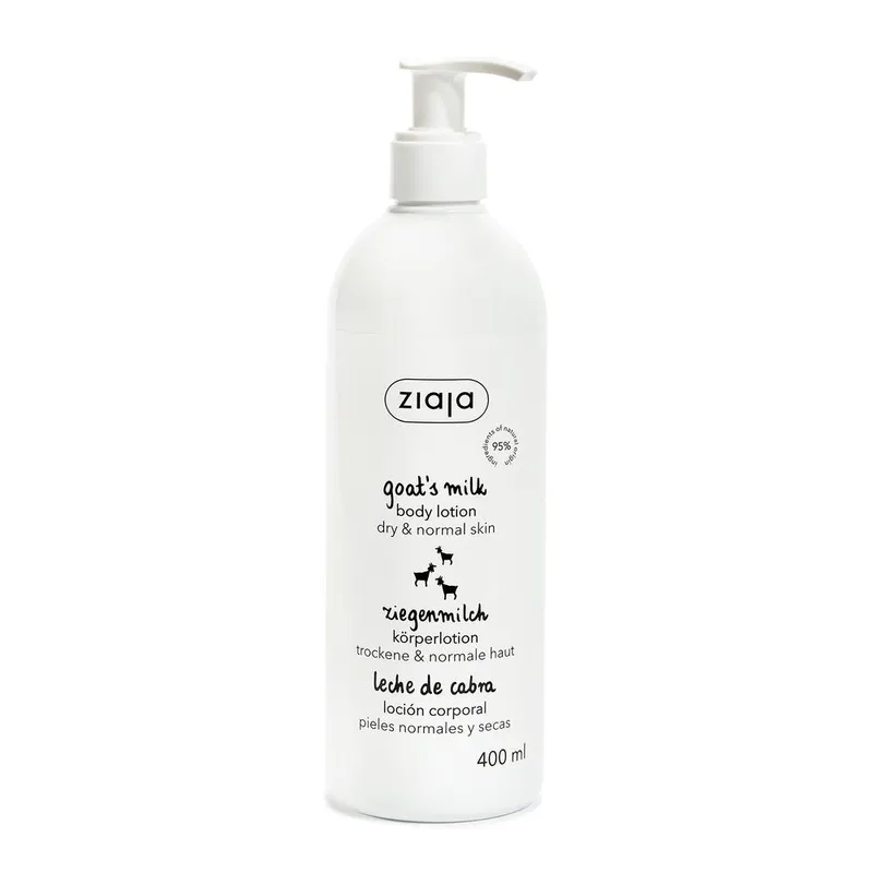 Ziaja Goat’s Milk Moisturising Body Lotion 400Ml in White - White
