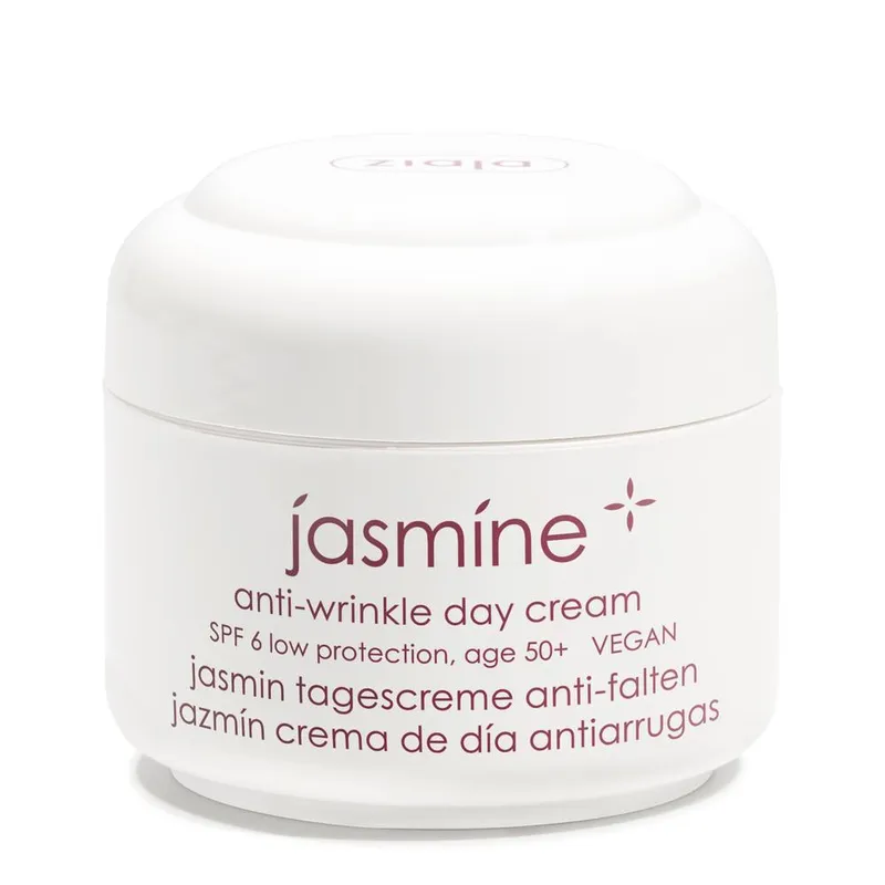 Ziaja Unisex Jasmin 50+ Anti-Wrinkle Day Cream Spf 6 50ml in White White 50ml female