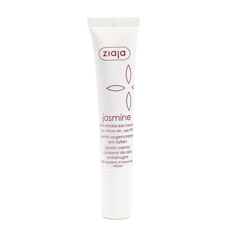 Ziaja Jasmin 50+ Anti-Wrinkle Eye Cream 15ml in White - White
